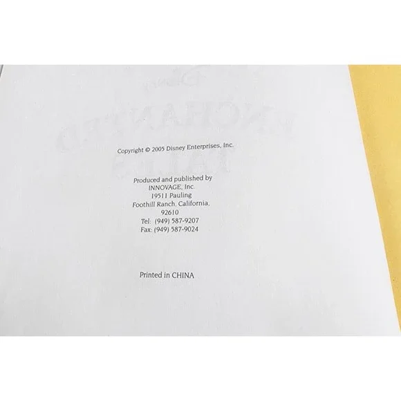 Disney 2005 Enchanted Tales Large Book 300 Pages 8 Most Beloved Favorite Stories - Picture 3 of 6